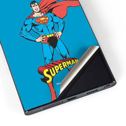 DC Comics Superman Classic Art Pose Galaxy S25 Ultra Skin